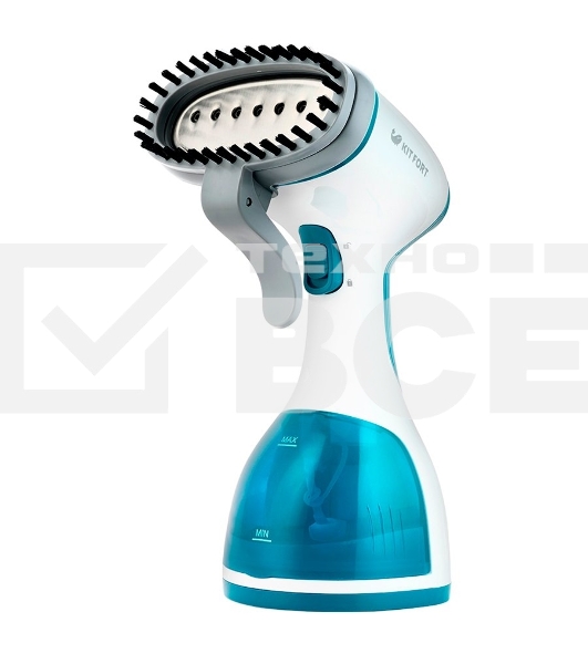 Отпариватель Kitfort КТ-916-1/Мощность: 900-1100 Вт.Объем резервуара для воды: 220 мл.голубой