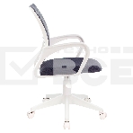 Кресло компьютерное Бюрократ CH-W695NLT TW-04 TW-12 темно-серый, сетка/ткань, крестовина пластик, пластик белый, фото21