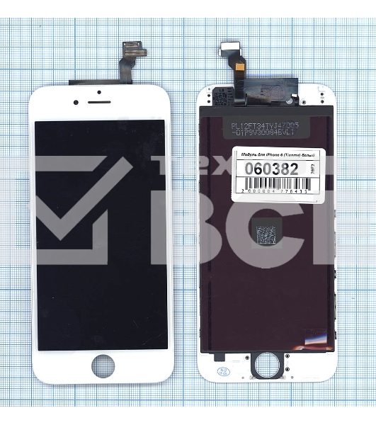 Дисплей для iPhone 6 в сборе с тачскрином (Tianma), белый