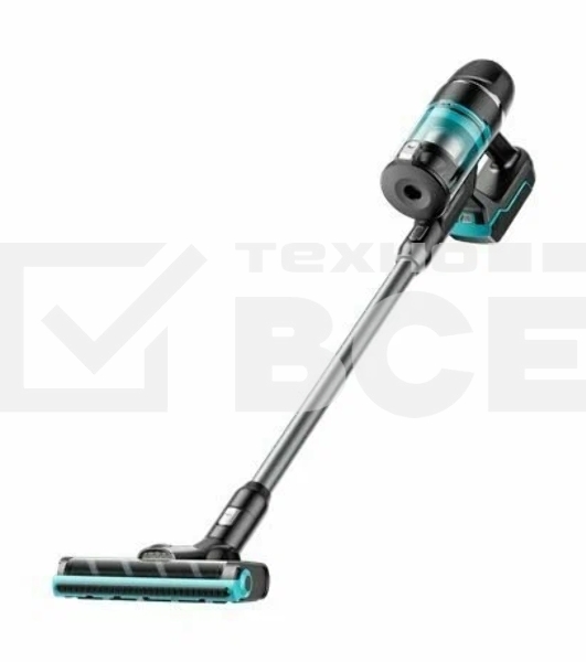 Пылесос вертикальный Viomi Cordless Vacuum cleaner A11 чёрный/бирюзовый, питание от аккумулятора, 450 Вт, уборка сухая, пылесборник 0.6 л, работа от АКБ max 60 мин