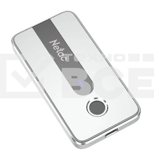Внешний накопитель SSD Netac Z11 500GB USB 3.2 Gen 2 Type-C NT01Z11-500G-32SL (отпечаток пальца)