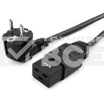 Шнур питания NTSS NTSS-PC19771 C19-Schuko проводник.:3x1.5мм2 1.8м 220/250В 16А черный, фото3