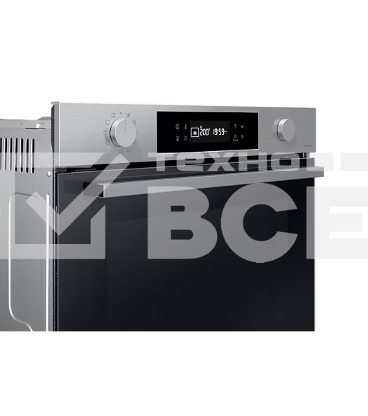 Встраиваемый духовой шкаф электрический Samsung NV7B4125ZAS/WT серебристый/черный