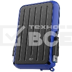 Внешний HDD 5TB Silicon Power Armor A66, 2.5', USB 3.2, Синий, фото2