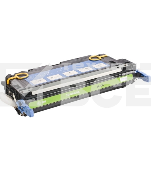 Картридж лазерный Cactus CS-Q6470A черный (6000 стр.) для HP Color LaserJet CP3505/3600/3800