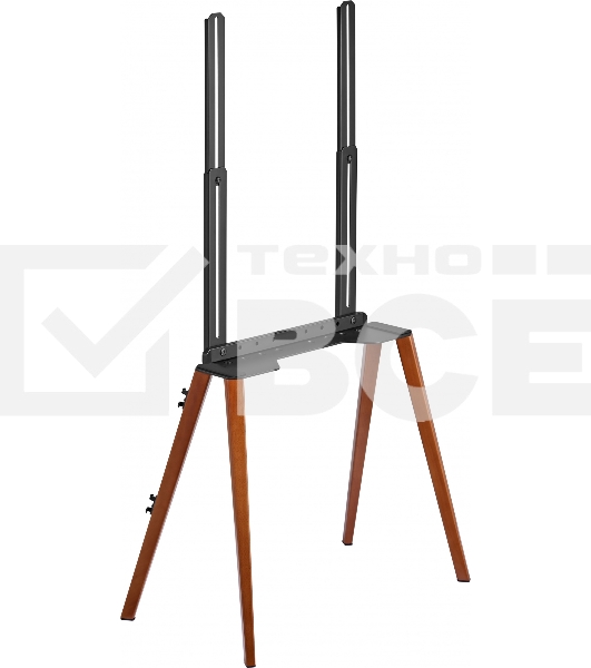 Подставка для телевизора Cactus CS-ST3644BKWN черный/орех 43