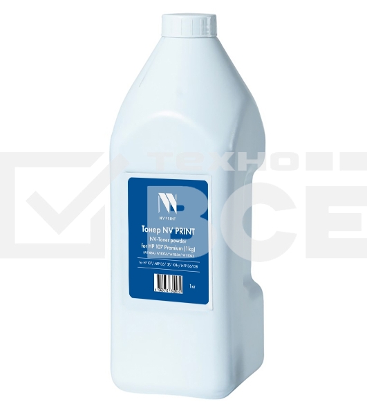 Тонер NVP для HP 107 Premium (W1106A, W1105A, W1107A, W1110A) (1кг, ASC) для HP 107, MFP135/137, 108a, MFP136/138 совместимый