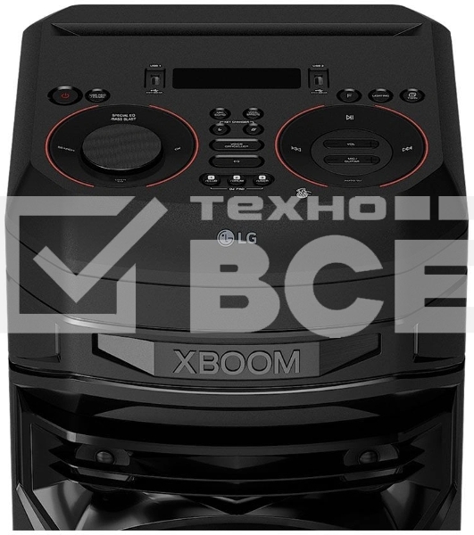 Минисистема LG XBOOM RNC5 черный 300Вт FM USB BT