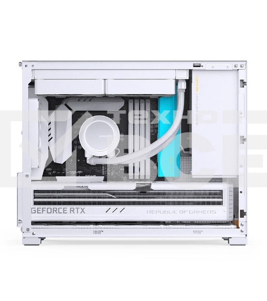 Корпус без блока питания Case JONSBO D32 PRO, Mini-Tower, TG, no fan, 2xUSB-A 3.2 + 1xUSB-C 3.2, mATX, mDTX, mITX White