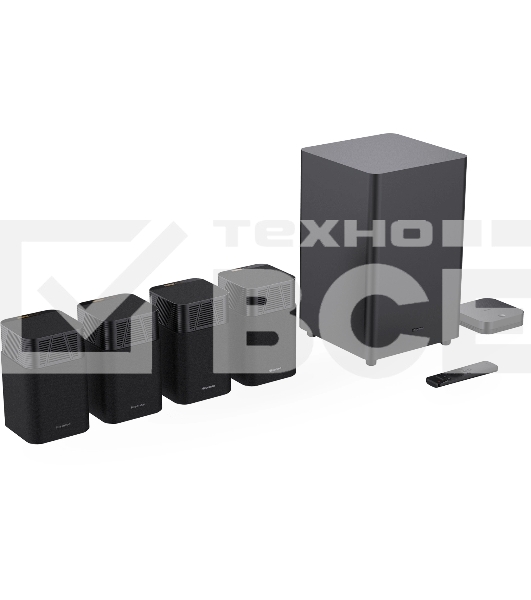 Саундбар Hisense HT SATURN 4.1.2 720Вт+240Вт черный