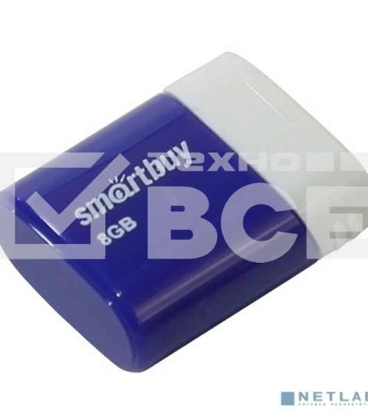 Флешка USB Smartbuy 8Gb,Smartbuy LARA Blue SB8GbLara-B