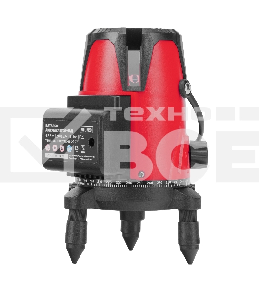 Лазерный уровень MTX MFL RED, 30 м, красный луч, акк. Li 2400 mAh, сумка, резьба 5/8'