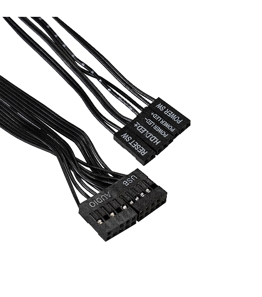 Компьютерный корпус Minitower ExeGate BAA-113-UNS500 (mATX, БП UNS500 с вент. 12см, 2*USB, аудио, черный)