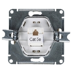Механизм розетки комп. 1-м СП Glossa RJ45 беж. SchE GSL000281K, фото3