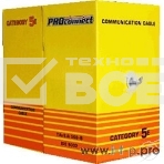 Кабель витая пара PROconnect FTP 4PR 24AWG, CCA, CAT5e, наружный (OUTDOOR), бухта 305 м, фото2