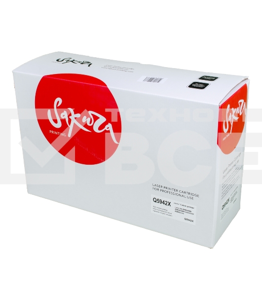Картридж лазерный Sakura Q5942X для HP LaserJET 4200/4300/4240/4240N/4250/4350/4345Series, черный, 12000 к.
