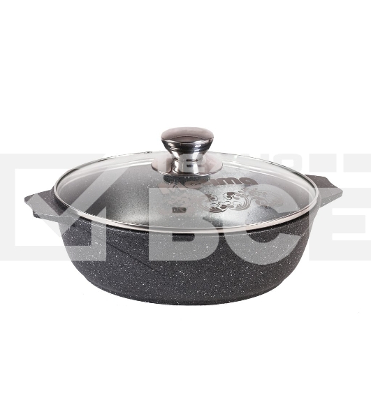 Кастрюля МЕЧТА 33701 Гранит 3 л 33701 Кастрюля - жаровня 3 л 