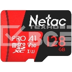 Флеш карта MicroSD card Netac P500 Extreme Pro 128GB, retail version w/o SD adapter, фото 1