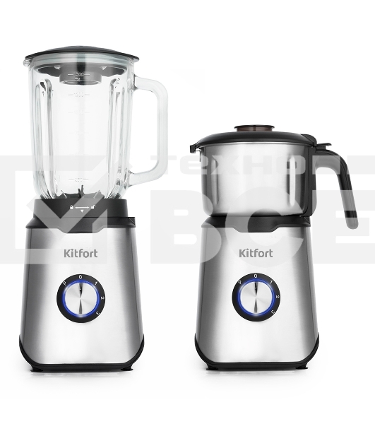 Блендер стационарный Kitfort КТ-1344 800Вт серебристый