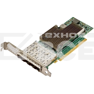 Сетевая карта NetXtreme P425G (BCM957504-P425G) SGL   4x25GbE (25/10GbE), PCIe 4.0 x16, SFP28, BCM57504, NIC Adapter