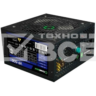 Блок питания GameMax VP-500 80 PLUS ATX 500W, Ultra quiet