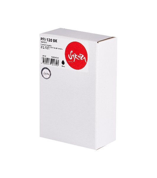 Картридж струйный Sakura 2885C001 (PFI-120 BK) для Canon, черный, 130 мл.