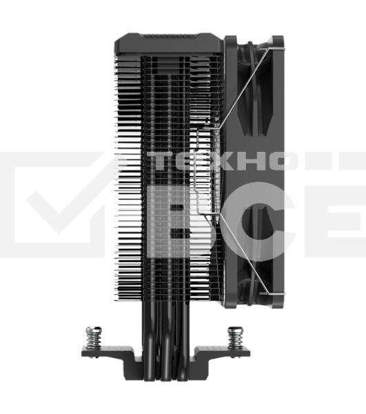 Кулер PCCooler Paladin EX300S S115X/1200/1700/AM4 (24 шт/кор, TDP 125W, 120mm PWM Dynamic Multi-Color LED, 3 тепловые трубки 6мм, 400-1800RPM, 28,6dBa)