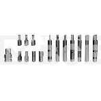 Набор бит STELS 11313hex хвостовик-шестигранник 1/2'' crv 10мм 15предм., фото2