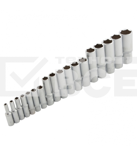 Набор инструментов STELS 141151/4'' 3/8'' 1/2'' cr-v s2 усиленный кейс 216предм.