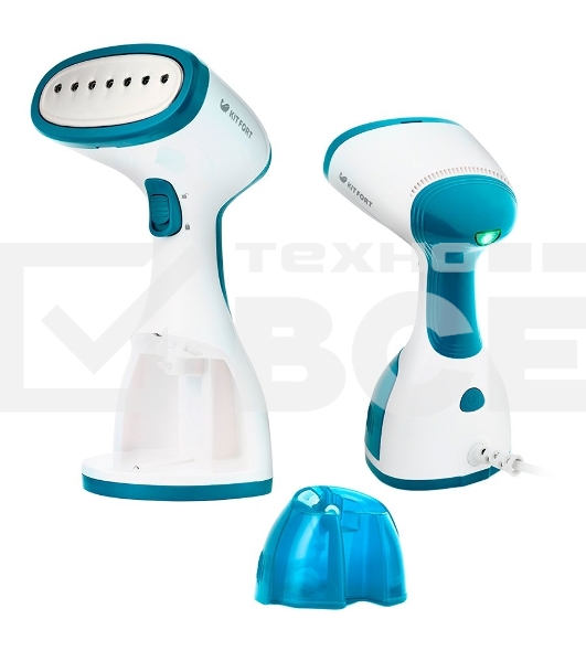Отпариватель Kitfort КТ-916-1/Мощность: 900-1100 Вт.Объем резервуара для воды: 220 мл.голубой