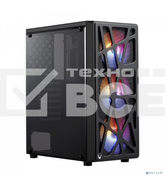 Компьютерный корпус Aerocool / Formula MANA черный без БП ATX 6x120mm 2xUSB2.0 1xUSB3.0 audio bott PSU