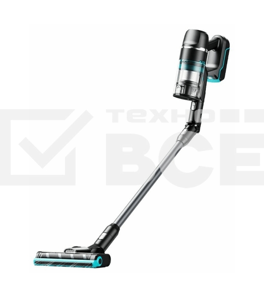 Пылесос вертикальный Viomi Cordless Vacuum cleaner A11 чёрный/бирюзовый, питание от аккумулятора, 450 Вт, уборка сухая, пылесборник 0.6 л, работа от АКБ max 60 мин