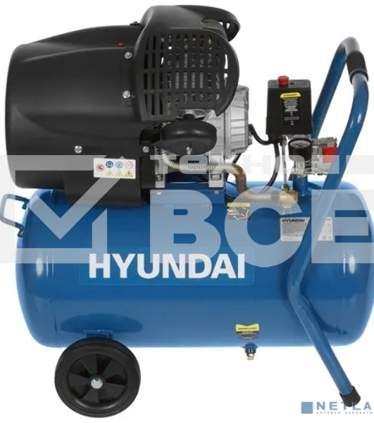 Компрессор поршневой Hyundai HYC 4050 масляный 400л/мин 50л 2200Вт