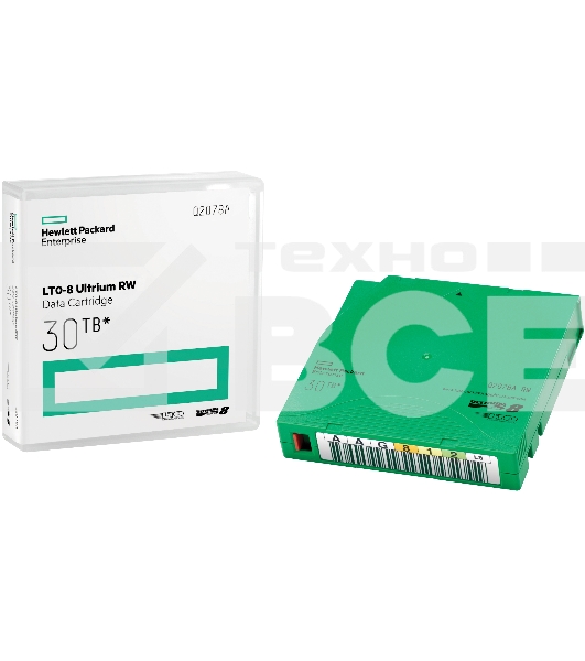 Картриджи HPE LTO-8 30TB RW Non Cust Lbl 20 Crtg