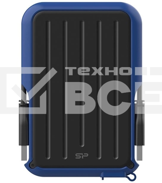 Внешний HDD 5TB Silicon Power Armor A66, 2.5', USB 3.2, Синий