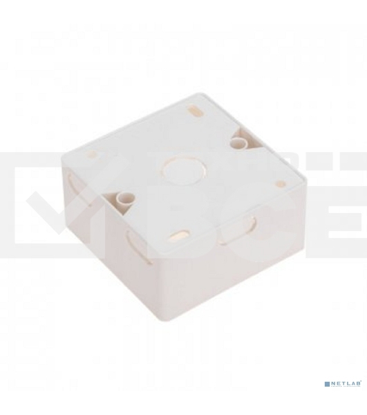 Короб накладной Rexant для лицевых панелей 80х80 под 2 модуля 45х22,5 Mosaic