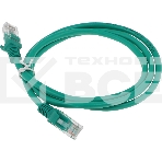 Патч-корд Premier PP12-1M/G 1000Гбит/с UTP 4 пары cat5E CCA molded 1м зеленый RJ-45 (m)-RJ-45 (m), фото 1