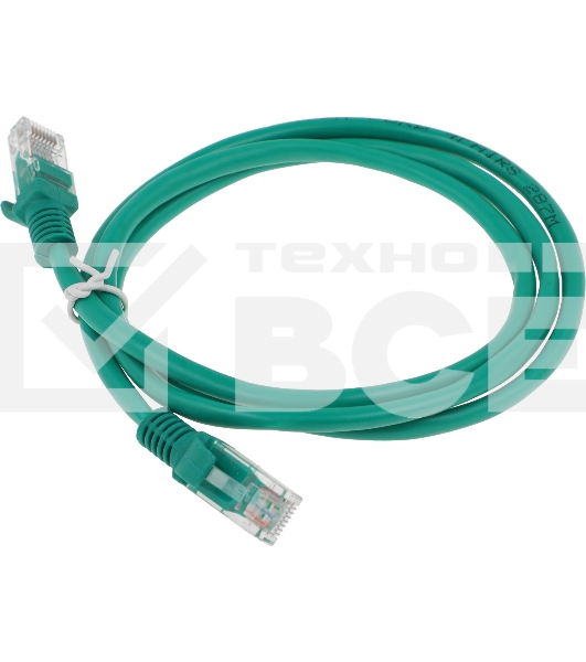 Патч-корд Premier PP12-1M/G 1000Гбит/с UTP 4 пары cat5E CCA molded 1м зеленый RJ-45 (m)-RJ-45 (m)