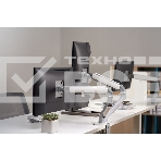 Кронштейн для мониторов Ultramounts UM735SIL серый/серебристый 17'-27' макс.7кг крепление к столешнице поворот и наклон, фото16