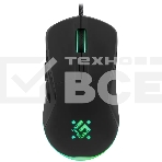 Мышь проводная Defender Arga GM-049 черный, 3600 dpi, USB, кнопки - 6, фото5