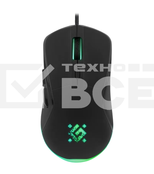 Мышь проводная Defender Arga GM-049 черный, 3600 dpi, USB, кнопки - 6