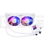 Водяное охлаждение для процессора Thermalright Frozen Warframe SE 240 ARGB White (240mm, LED temp., Black, ARGB/ Fans: 2x120mm, 70.84CFM, 29.8dBA, 2000RPM/ Pump height 59mm, Rad thickness 27mm/ S: 1851, 1700, 1200, 115X, AM5, AM4), фото8