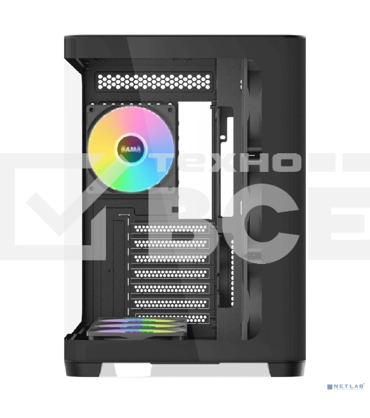 Корпус SAMA V60, Midi-Tower, чёрный, 7 x 120 мм