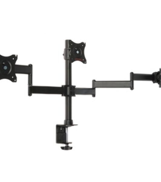 Кронштейн для мониторов Arm Media LCD-T15 черный 15'-32' макс.30кг настольный поворот и наклон верт.перемещ.