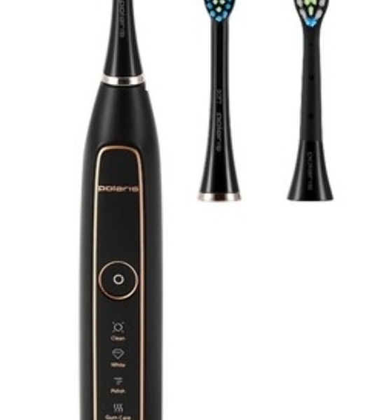 Электрическая зубная щетка PETB 0101 BL/TC (POLARIS), Черный