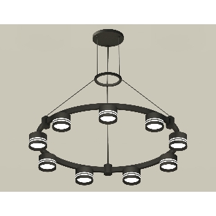 Светильник Ambrella light XR92051903/9 SBK/FR черный песок/белый матовый GX53  (A9205, C9242, N8478)