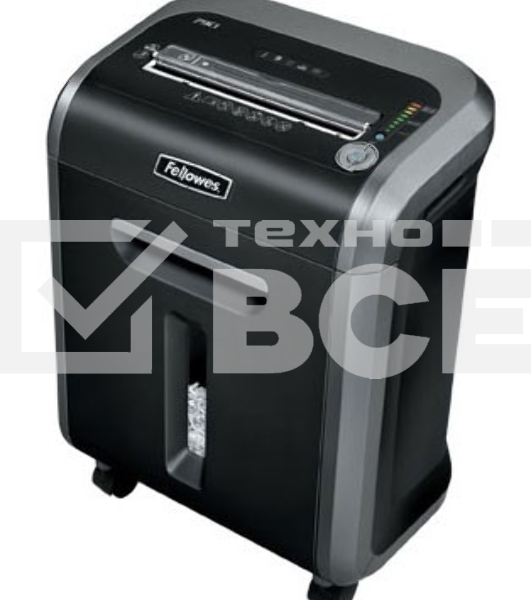Шредер Fellowes 79Ci. (14 листов) , 23 литра, 3,9х38 мм (класс 3), 100%Jam Proof, уничтожает: скобы/скрепки/карты/CD