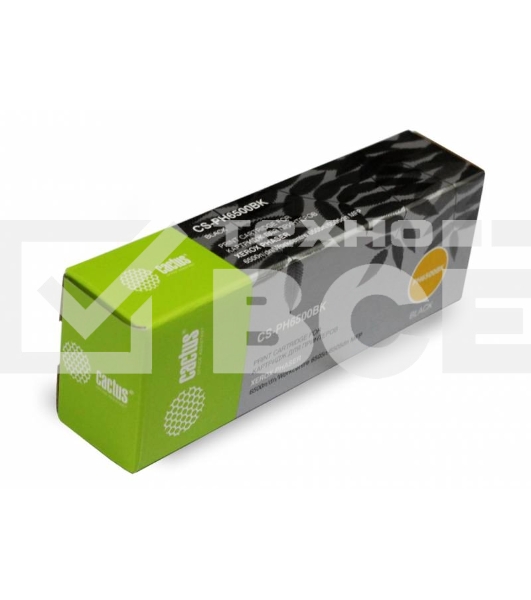 Картридж лазерный Cactus CS-PH6500BK (106R01604) черный (3000 стр.) для Xerox 6500/6505