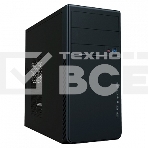 Корпус MidiTower Powerman ES861 Black PM-450ATX 4*USB 2.0 Audio mATX, фото 1