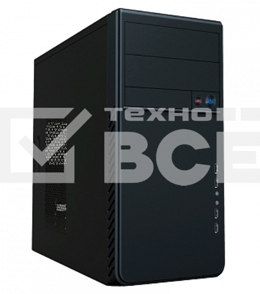 Корпус MidiTower Powerman ES861 Black PM-450ATX 4*USB 2.0 Audio mATX